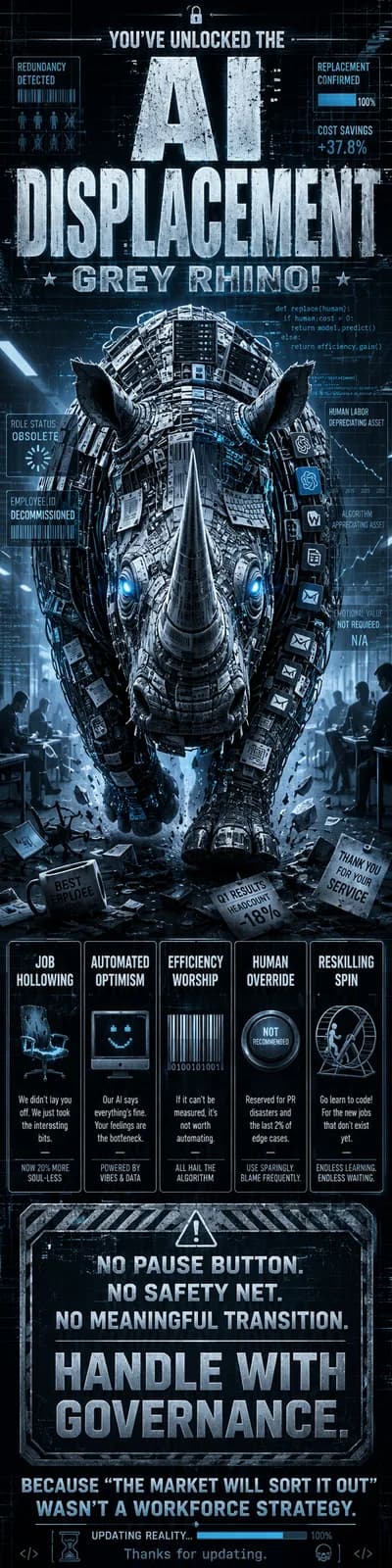 Grey Rhino: AI Displacement